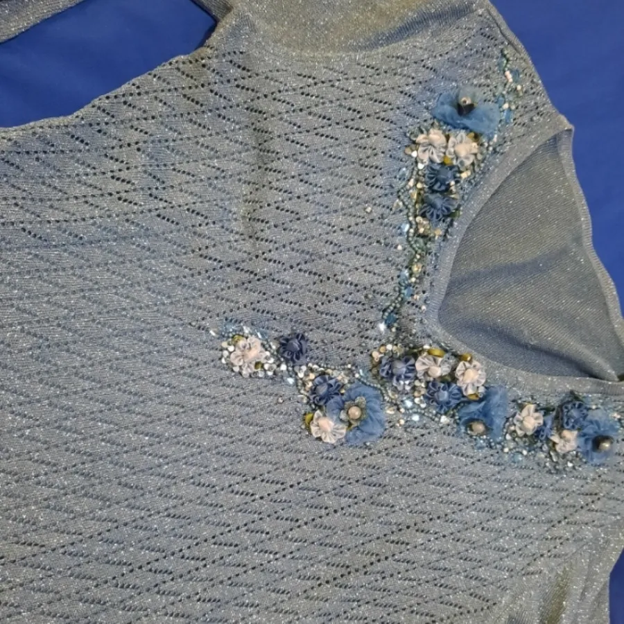 بلوز لمه جواهردوزی