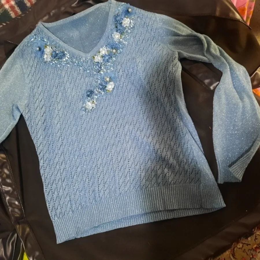 بلوز لمه جواهردوزی