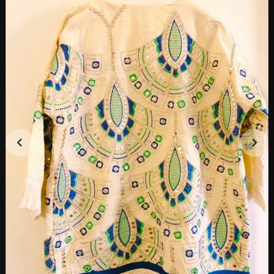 مانتو سوزن دوزی آینه کاری