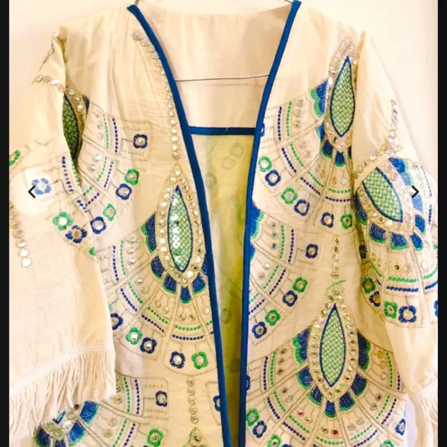 مانتو سوزن دوزی آینه کاری