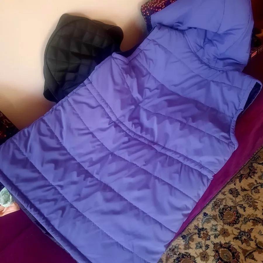 پافر سیلیکونی بنفش آبی