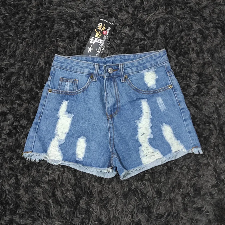 شورتک جین زاپدار