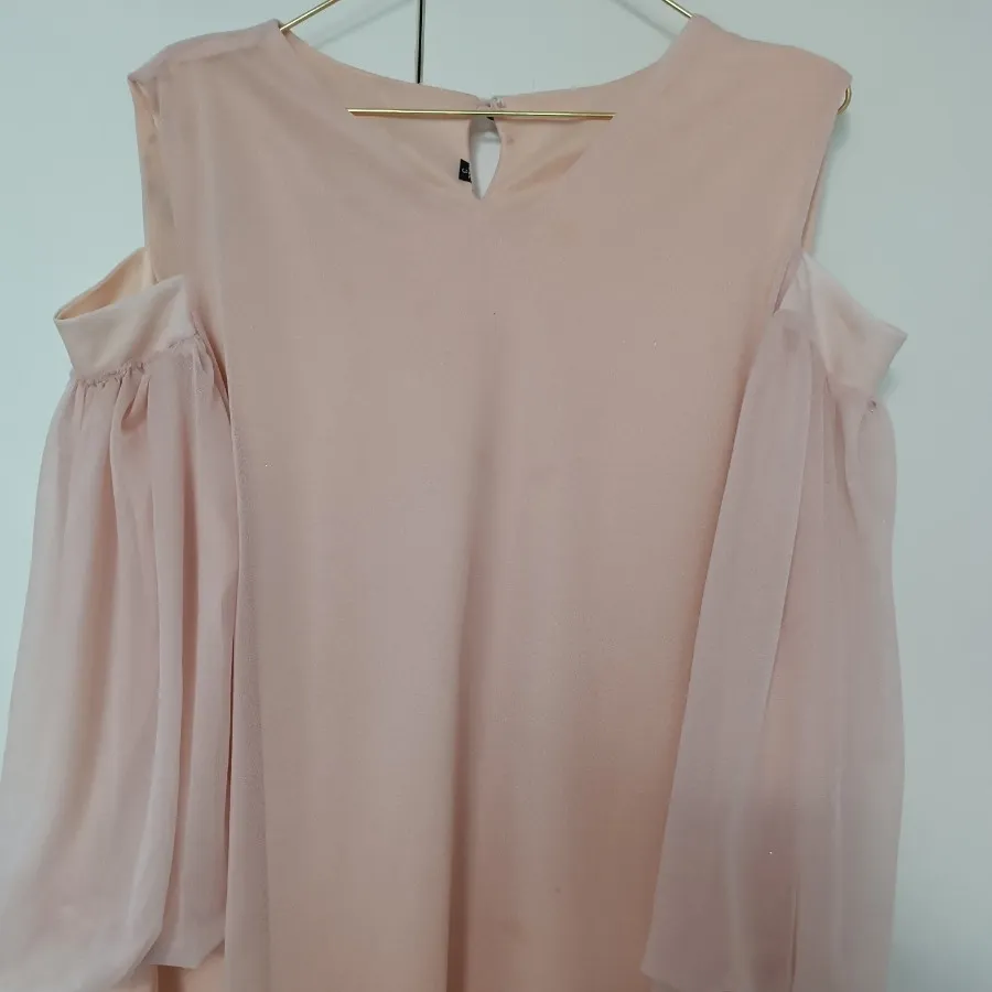 شومیز صورتی شاین دار