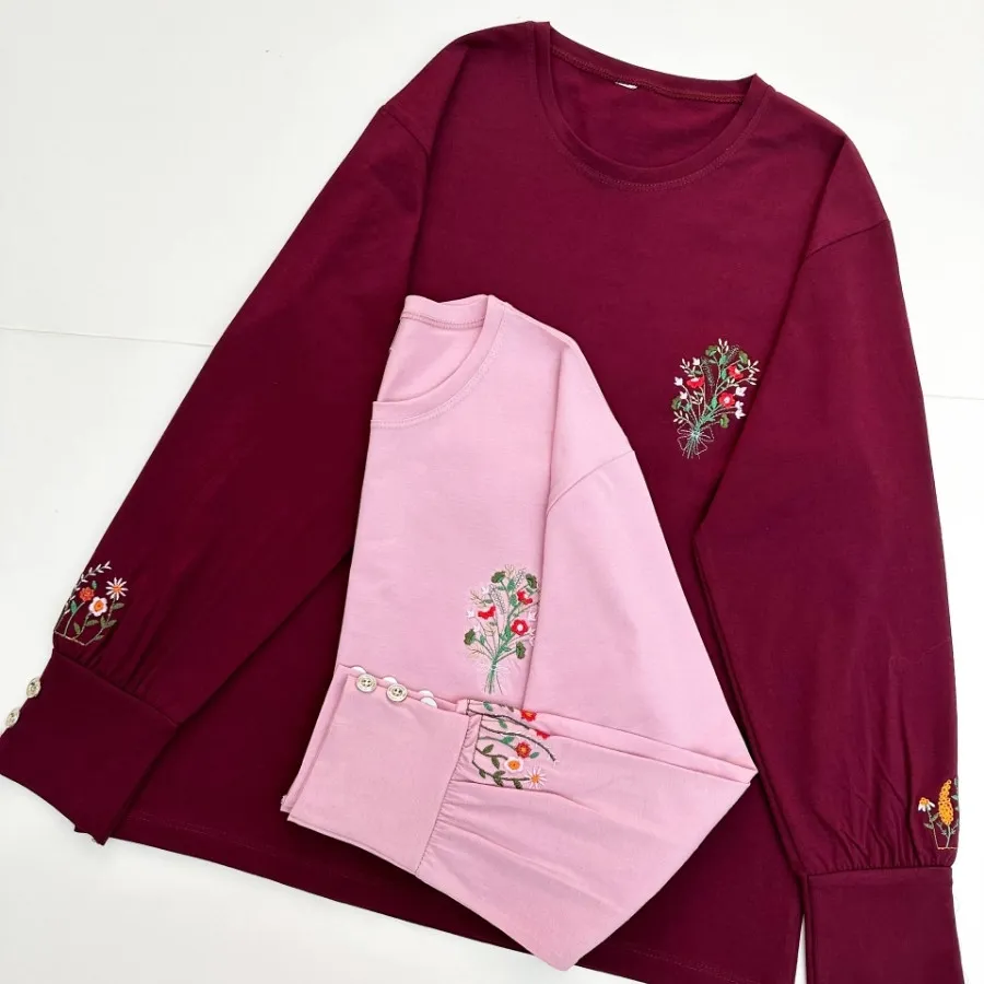 بلوز گلدوزی طرح الهه