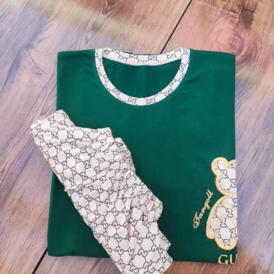 ست تیشرت شلوار طرح گوچی