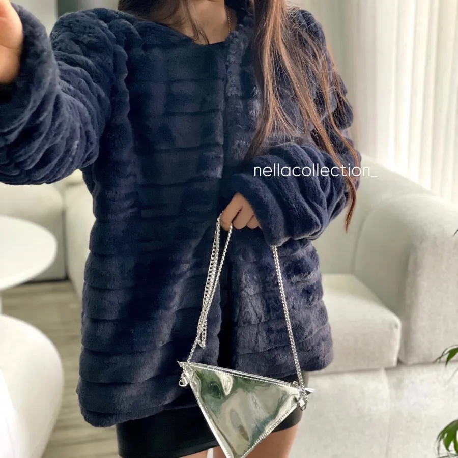 کت خز پله ای