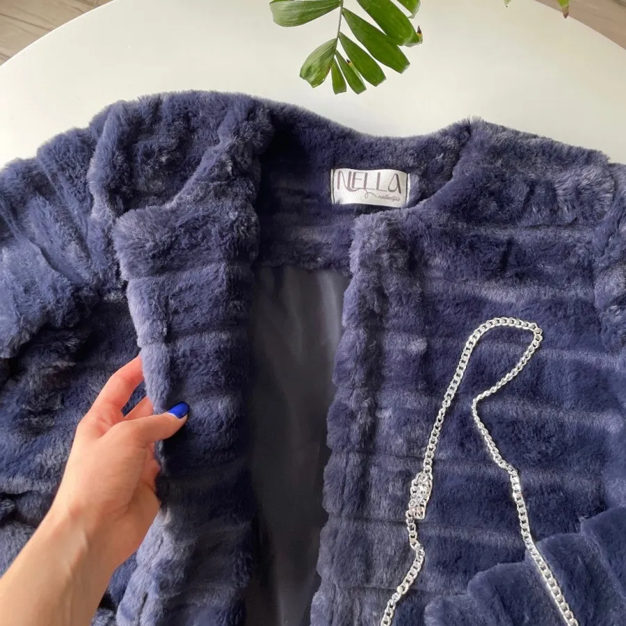 کت خز پله ای