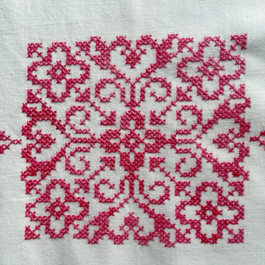 رومیزی شماره دوزی