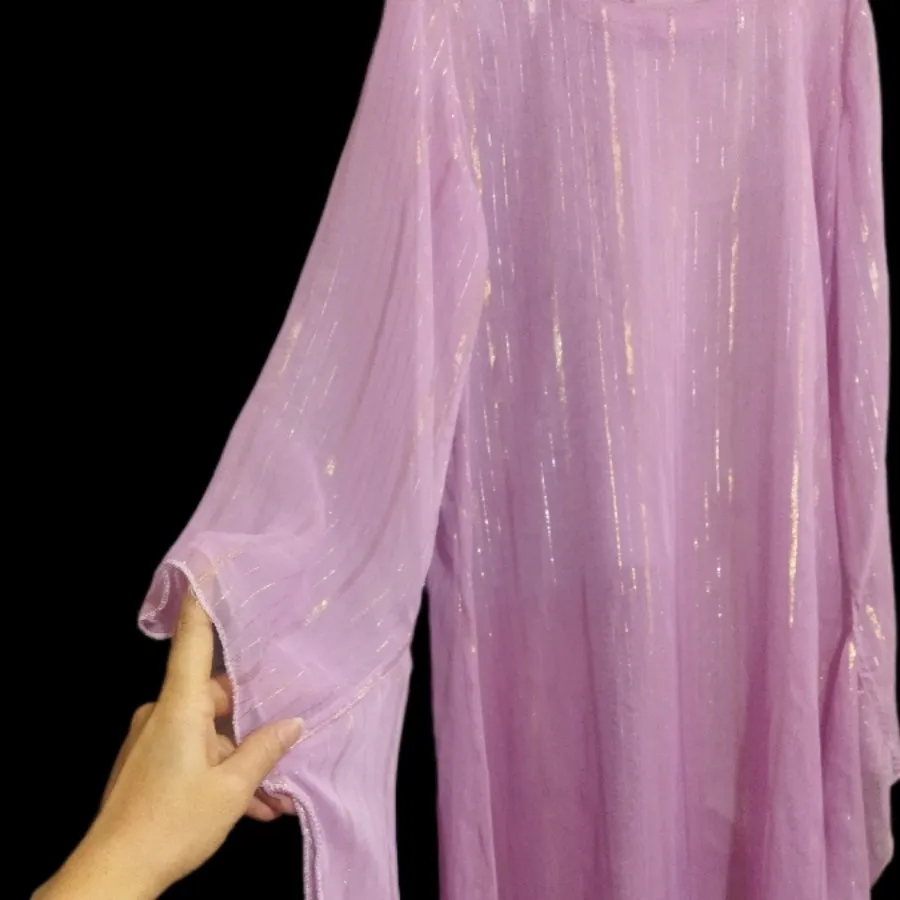 رویه ی حریر یاسی رنگ
