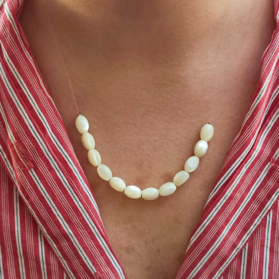 گردنبند مهره بیضی