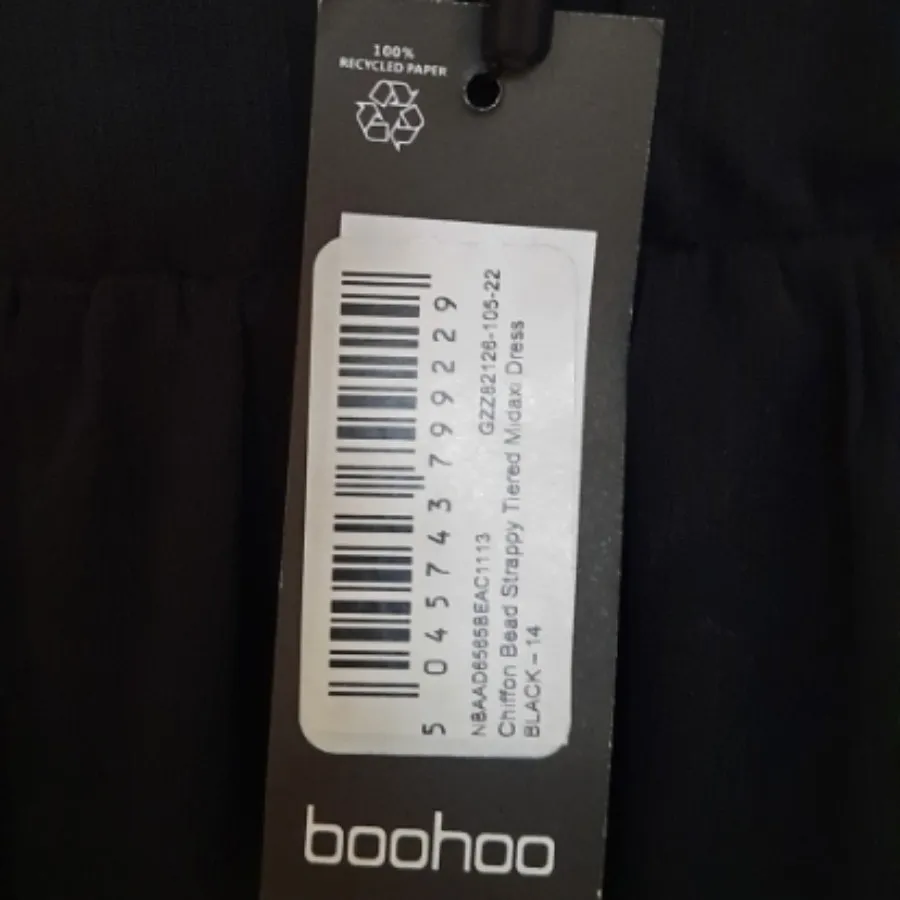پیراهن حریر برند boohoo