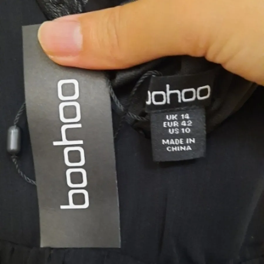 پیراهن حریر برند boohoo