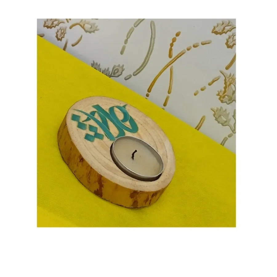 جاشمعی چوبی اکسسوری