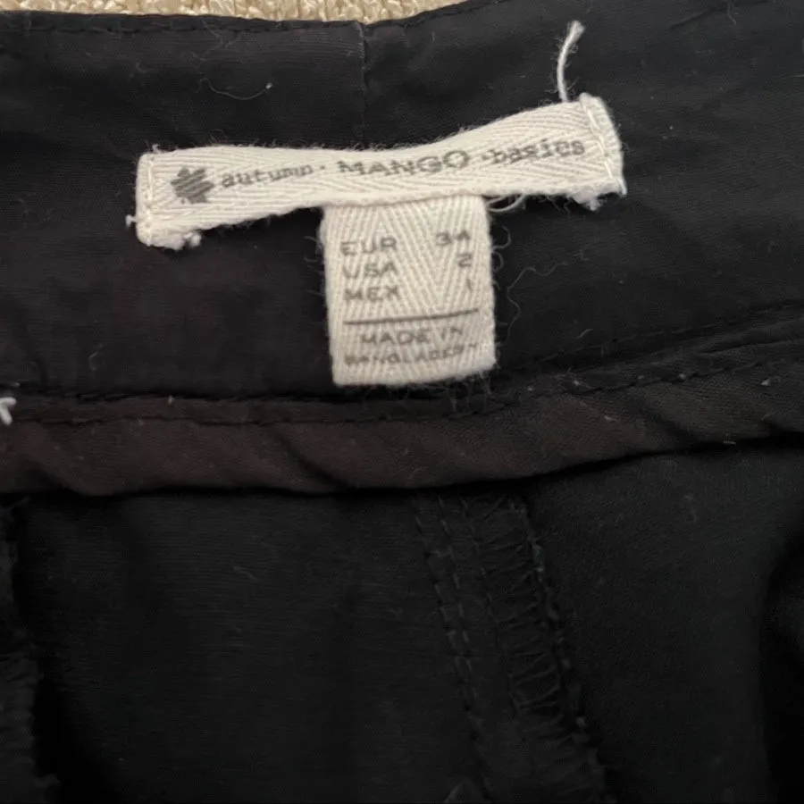 شلوار کتان دخترانه منگو