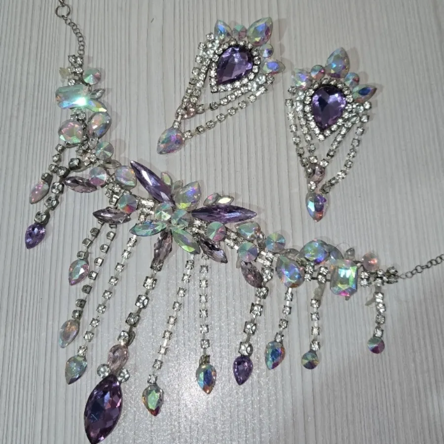 سرویس تاج گردنبند گوشواره