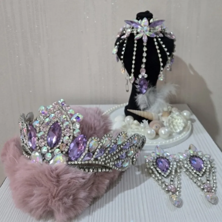 سرویس تاج گردنبند گوشواره