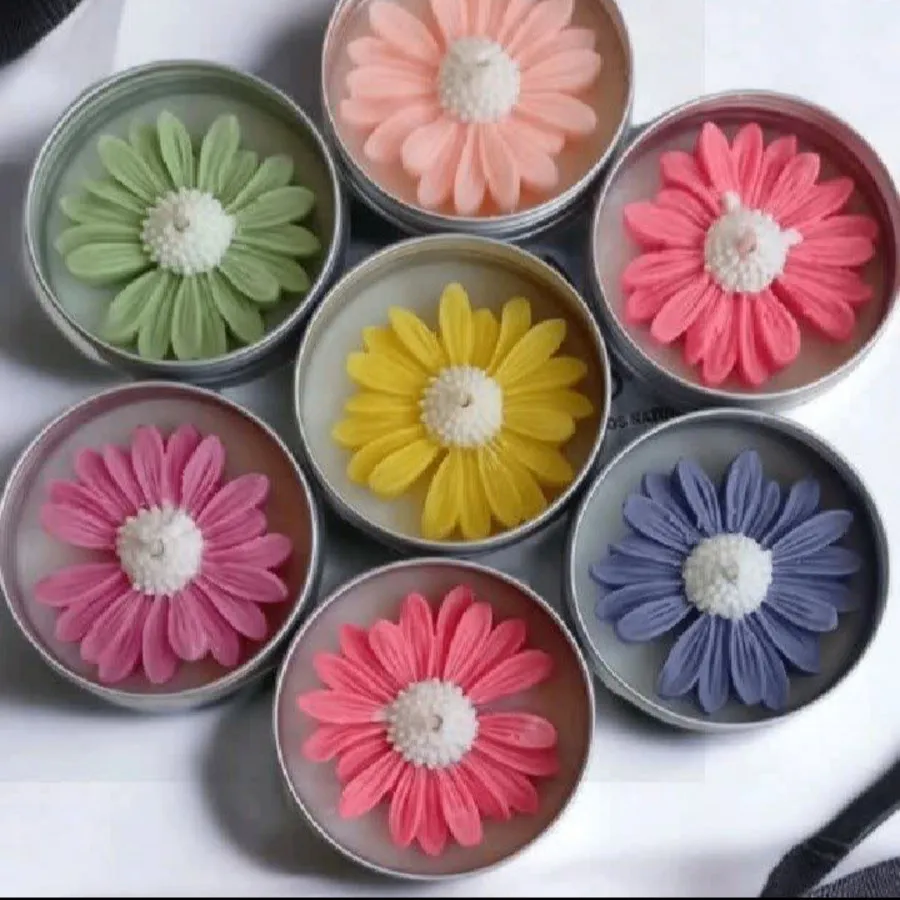 شمع قوطی بابونه