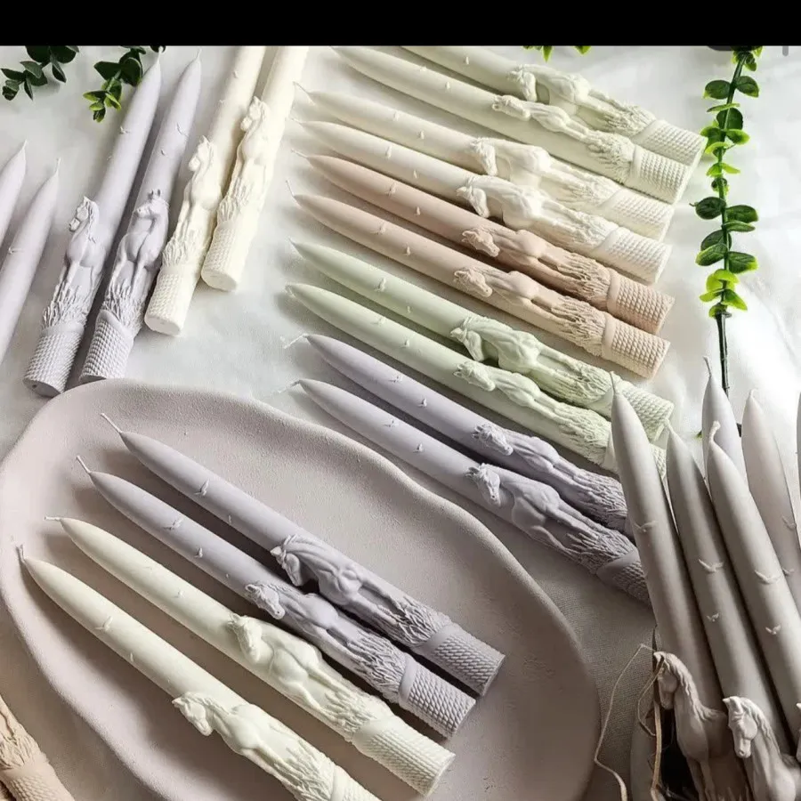 شمع قلمی اسب