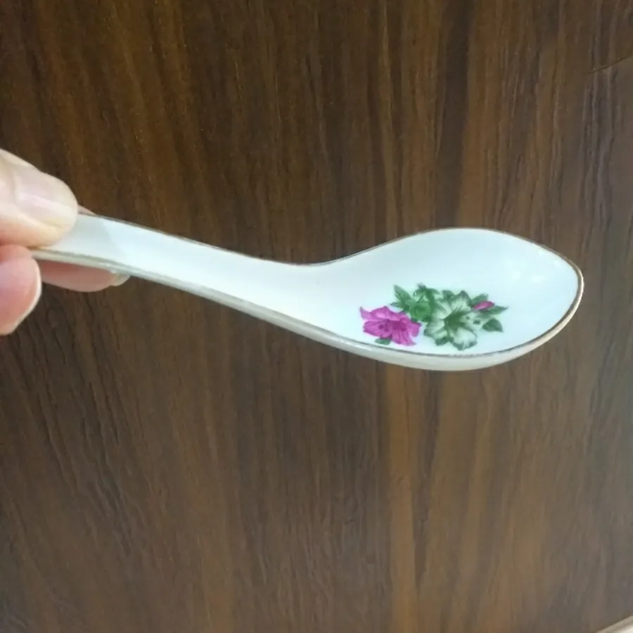قاشق چینی گل شیپوری