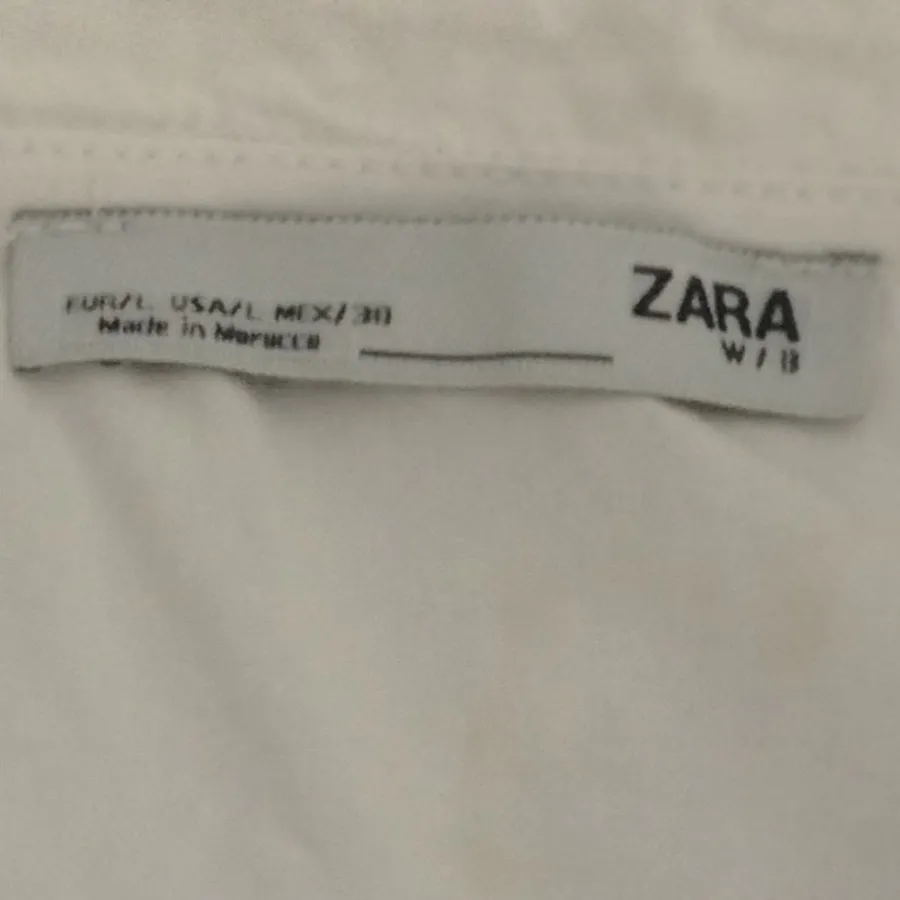 مانتو ZARA سفید و آبی