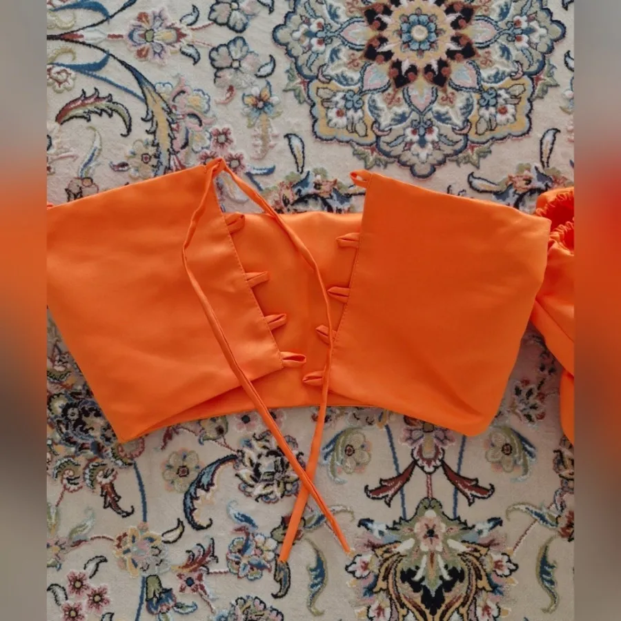دکلته مجلسی نارنجی