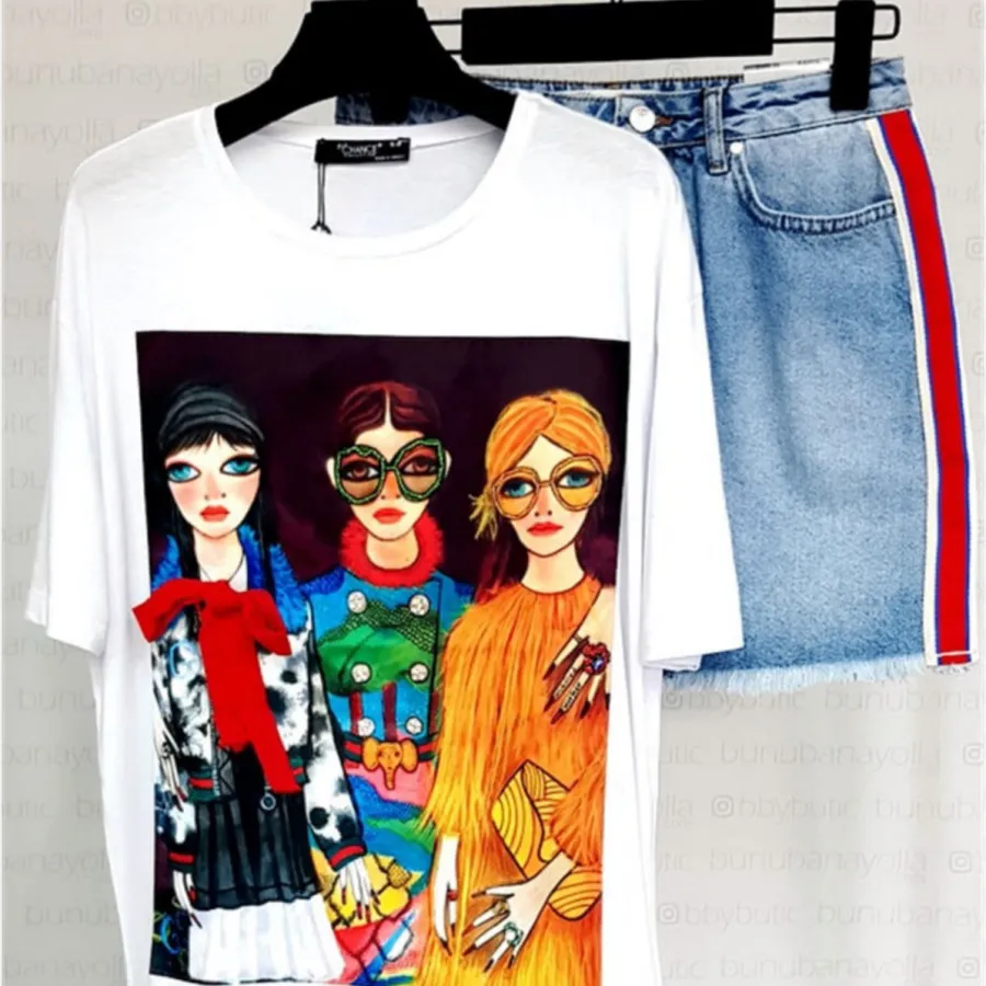تیشرت طرح gucci