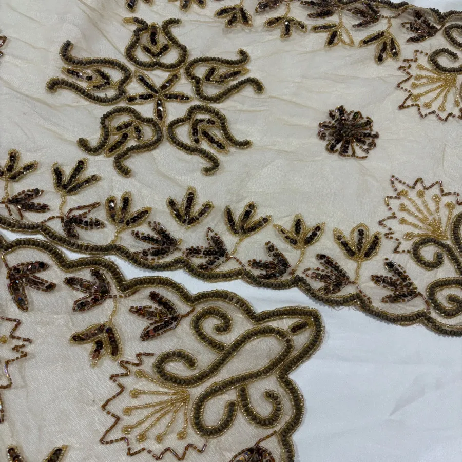 رومیزی منجوق دوزی