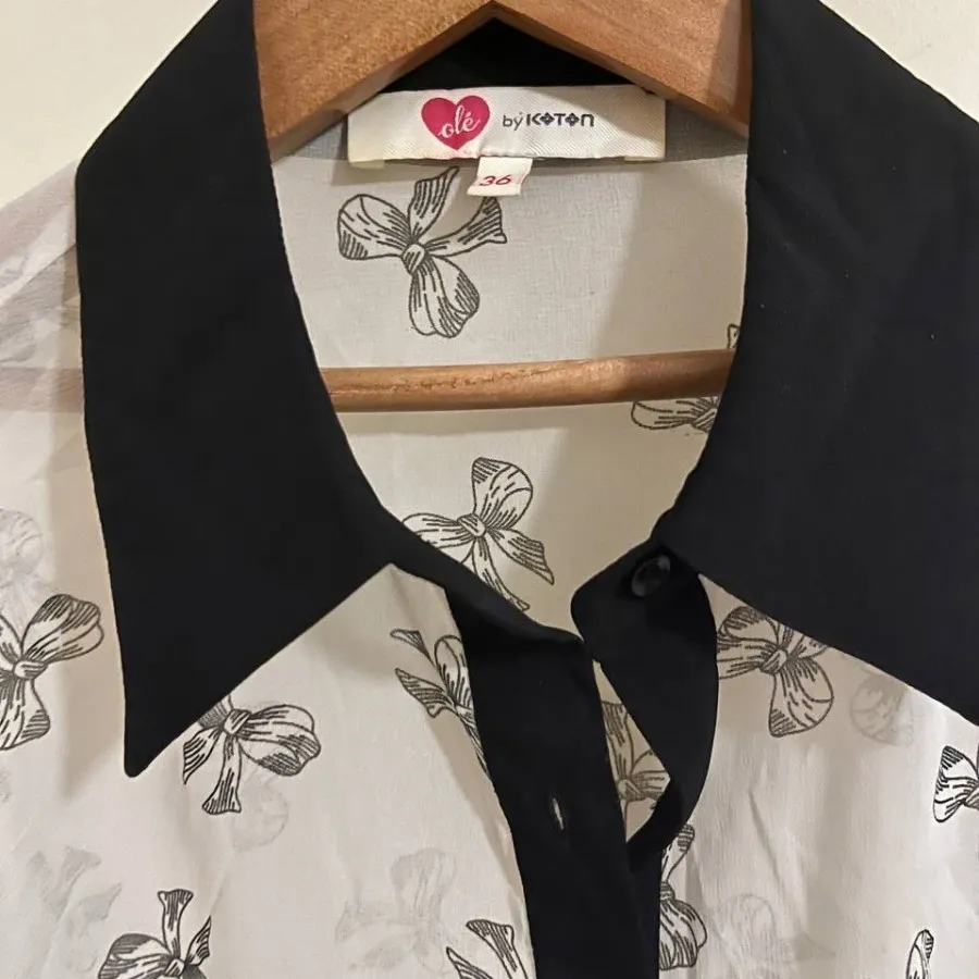 شومیز حریر پاپیون