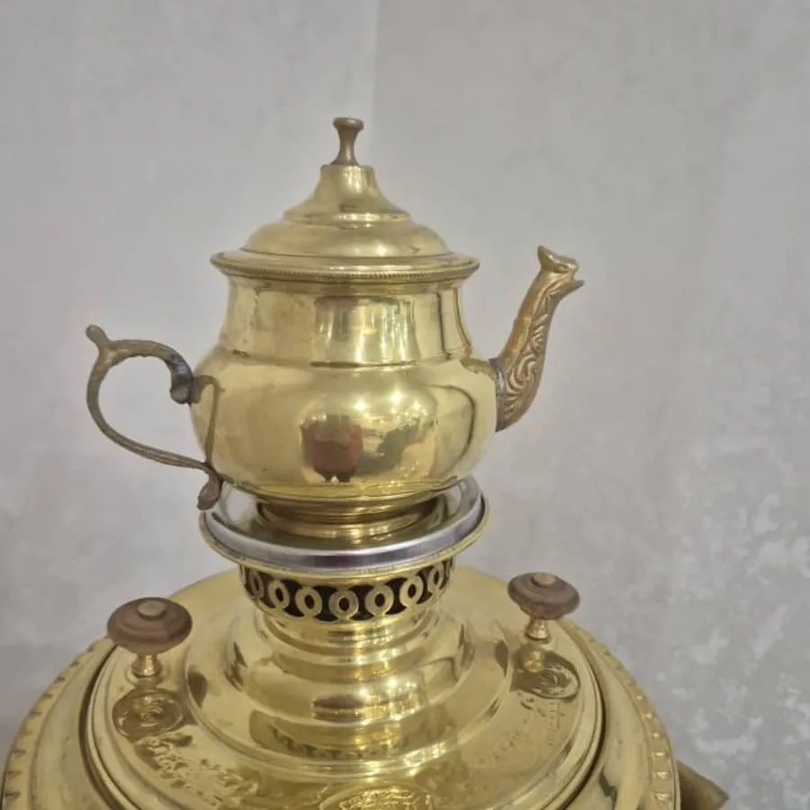 سماور ذغالی برنجی