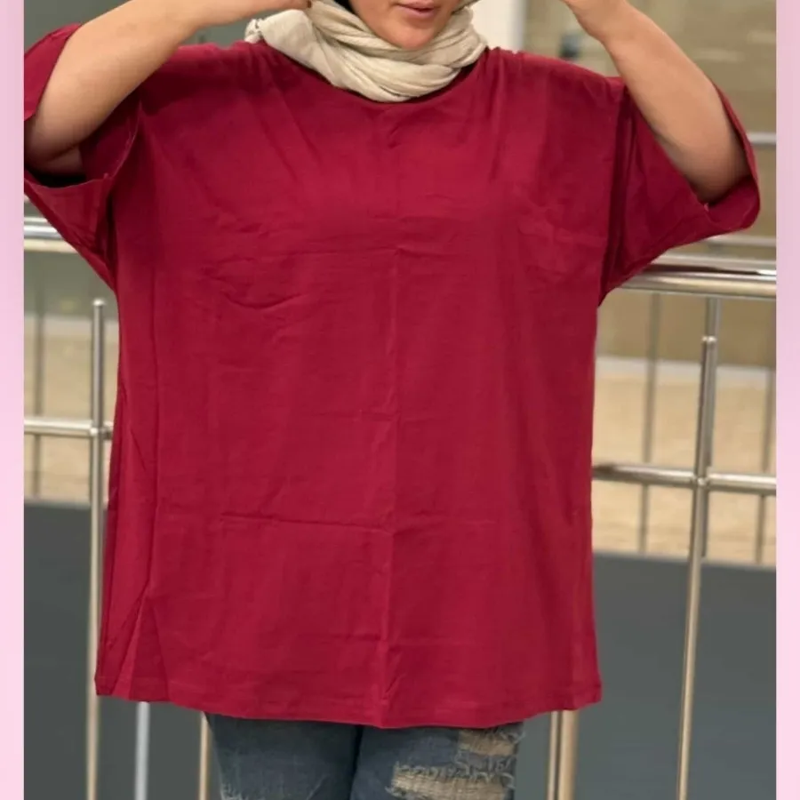 تیشرت لانگ ساده