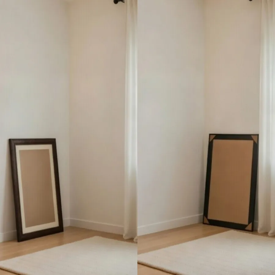 قاب عکس و آینه بزرگ زیبا
