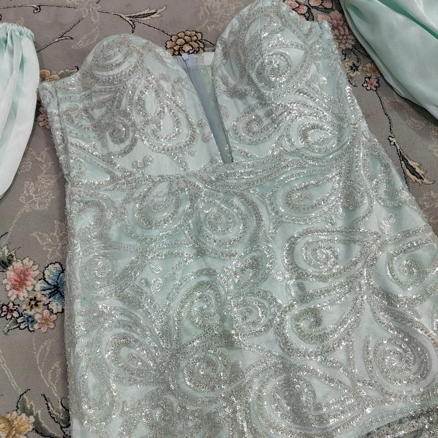 لباس مجلسی دو دامنه