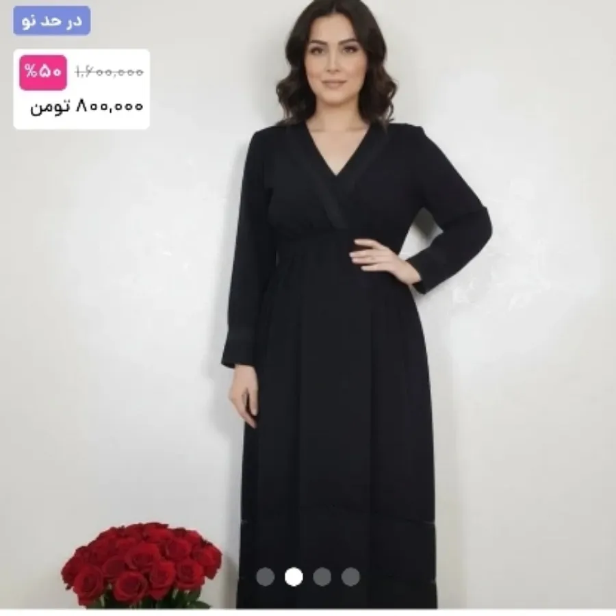 پیراهن کفتان مشکی