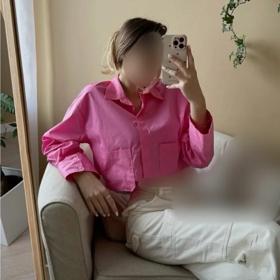 شومیز کراپ برند Zara