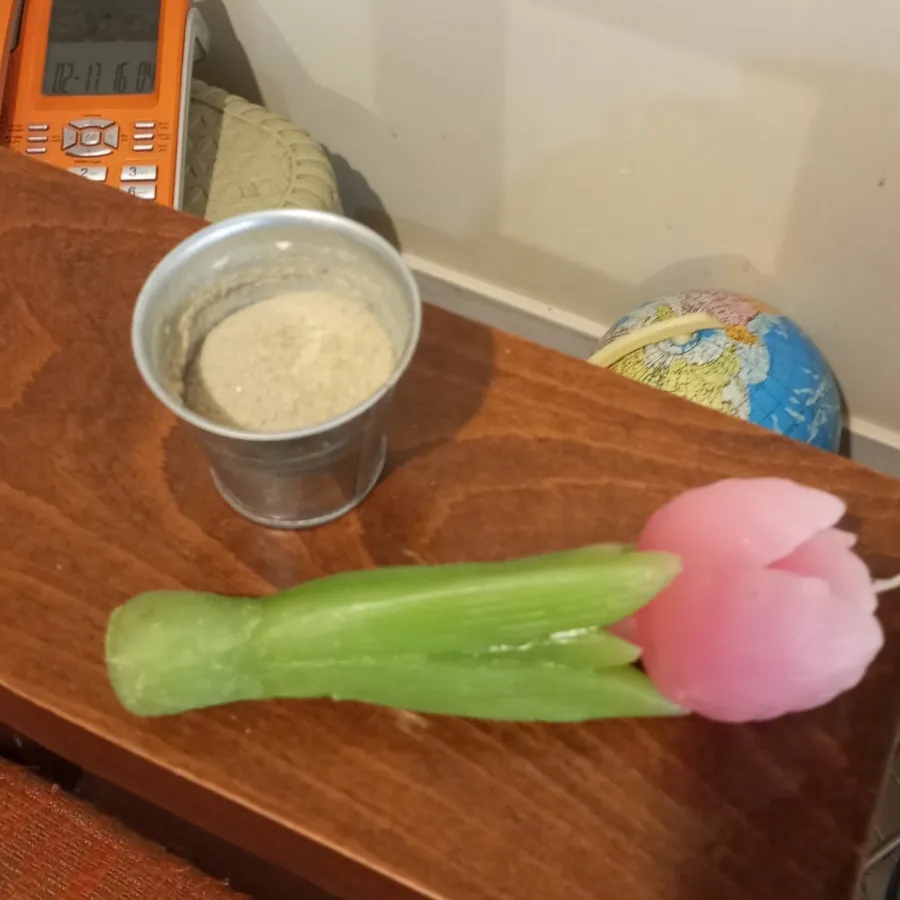 شمع فانتزی گل لاله