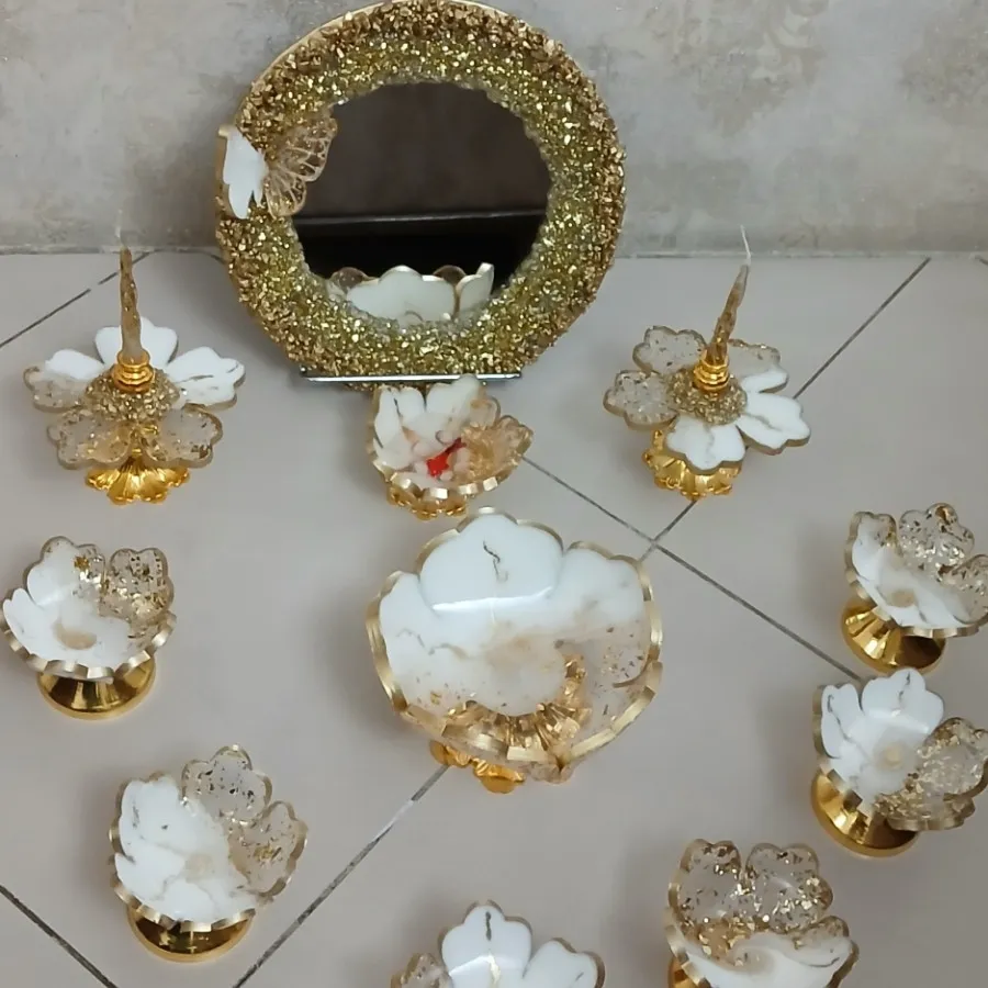 هفت سین پایه دار رزینی
