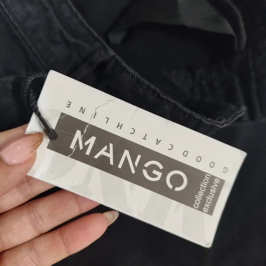 شلوار جین کارگو برند mang