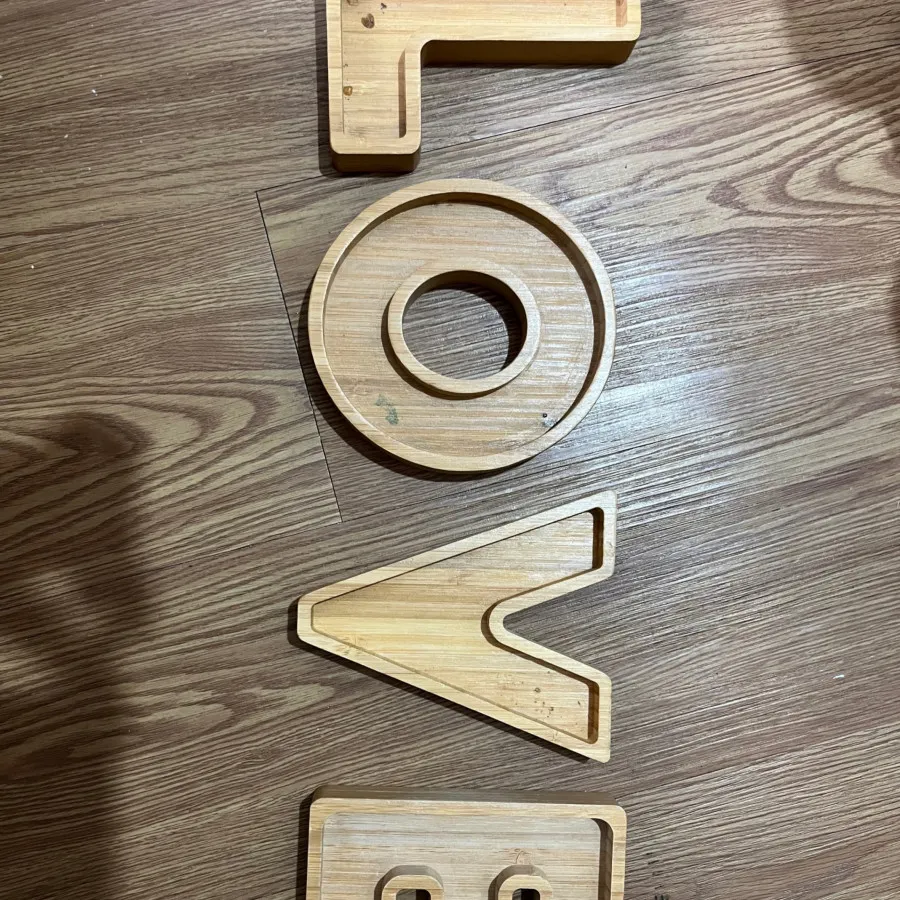 ظرف سرو لاو چوبی