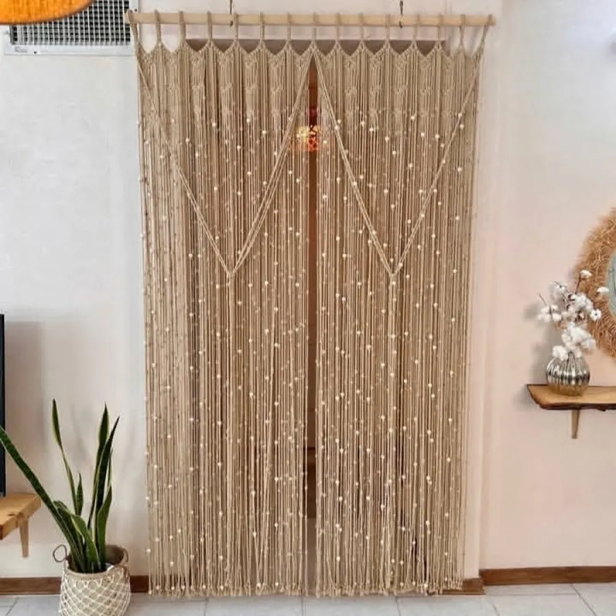 پرده مکرومه اقتصادی