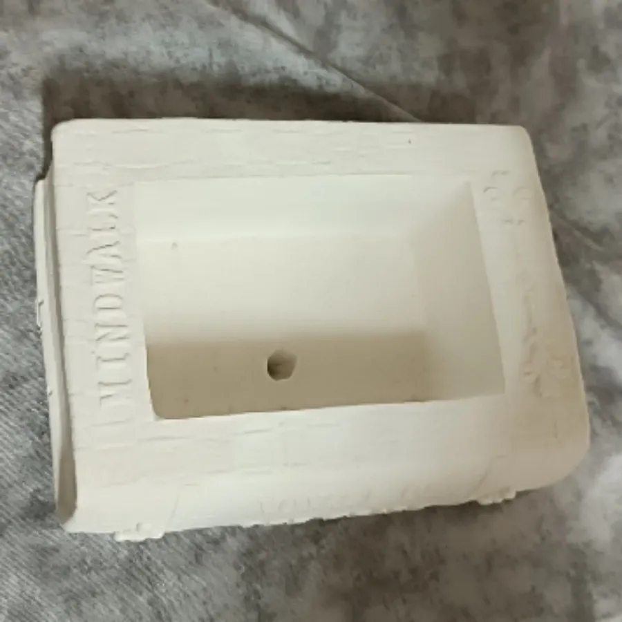 بیس خام گلدان طرح کتاب
