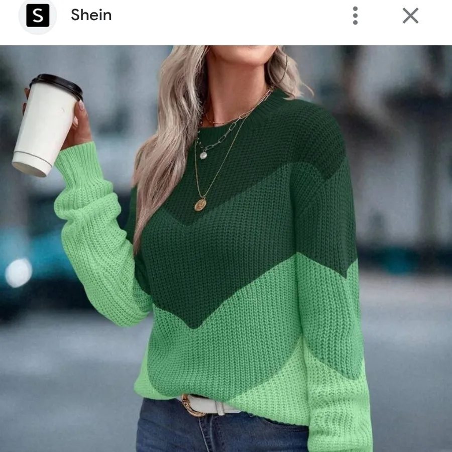 پلیور بافت برند شین Shein