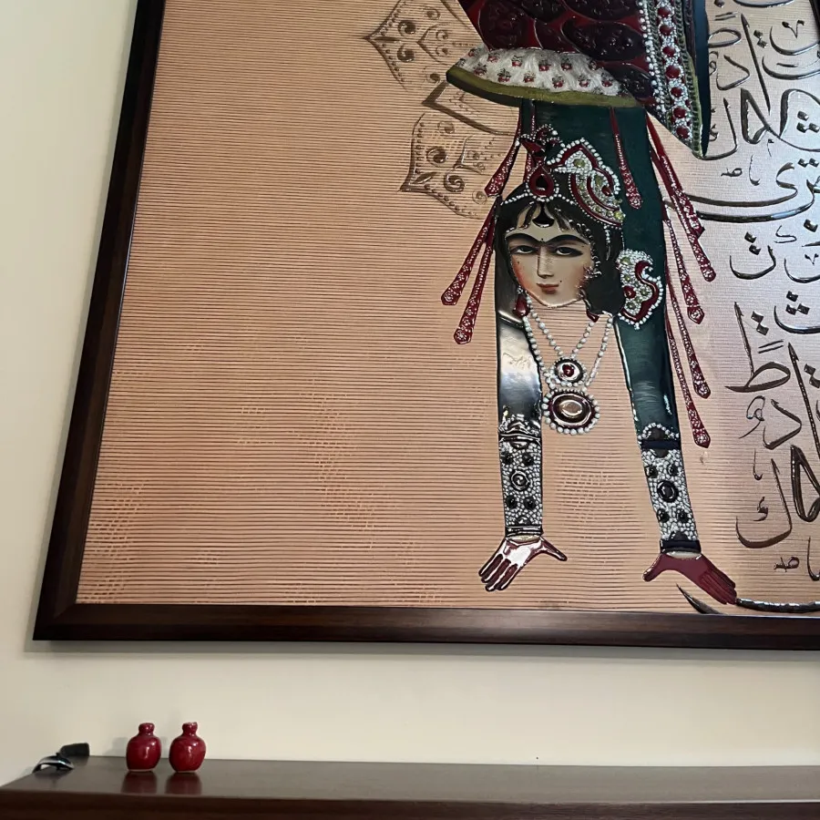 تابلو میکس مدیا زن