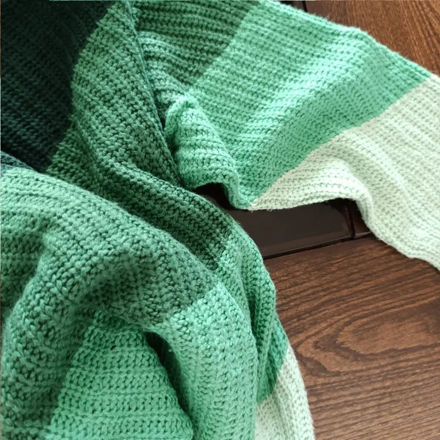 پلیور بافت سبز برند Shein