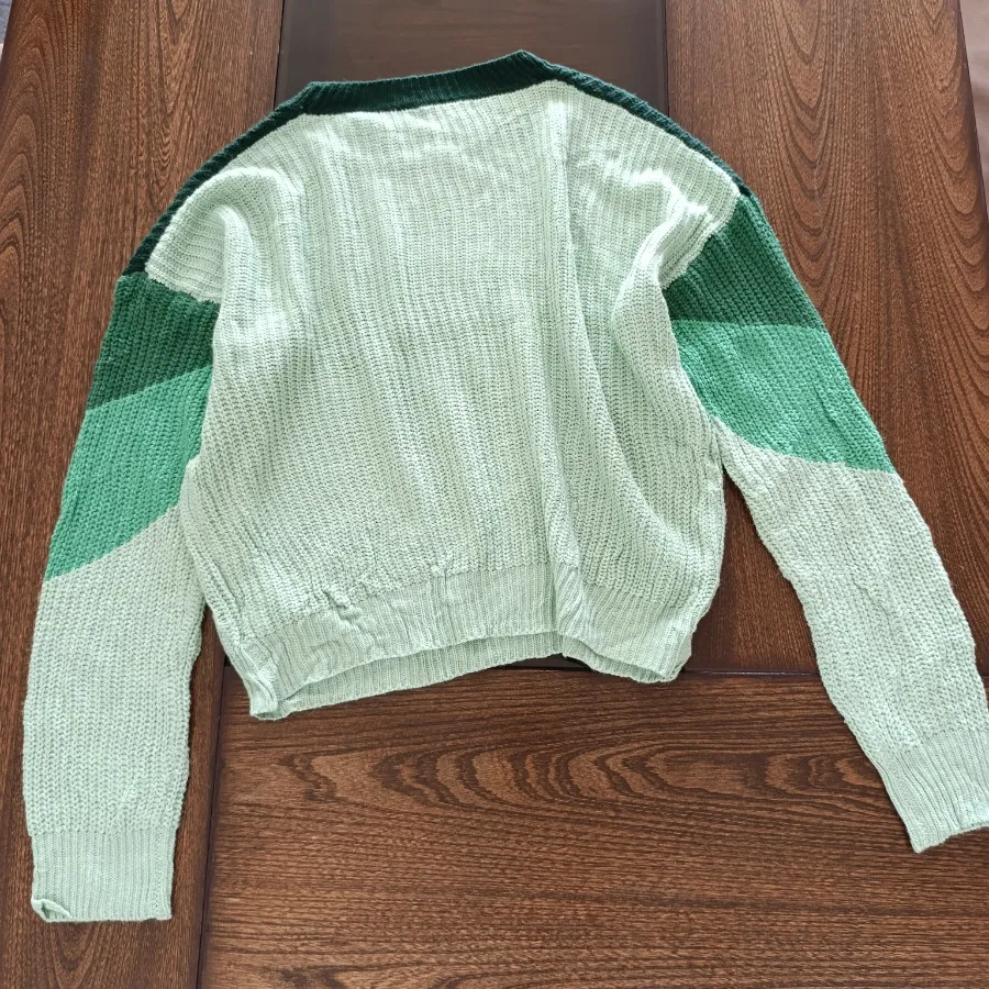 پلیور بافت سبز برند Shein