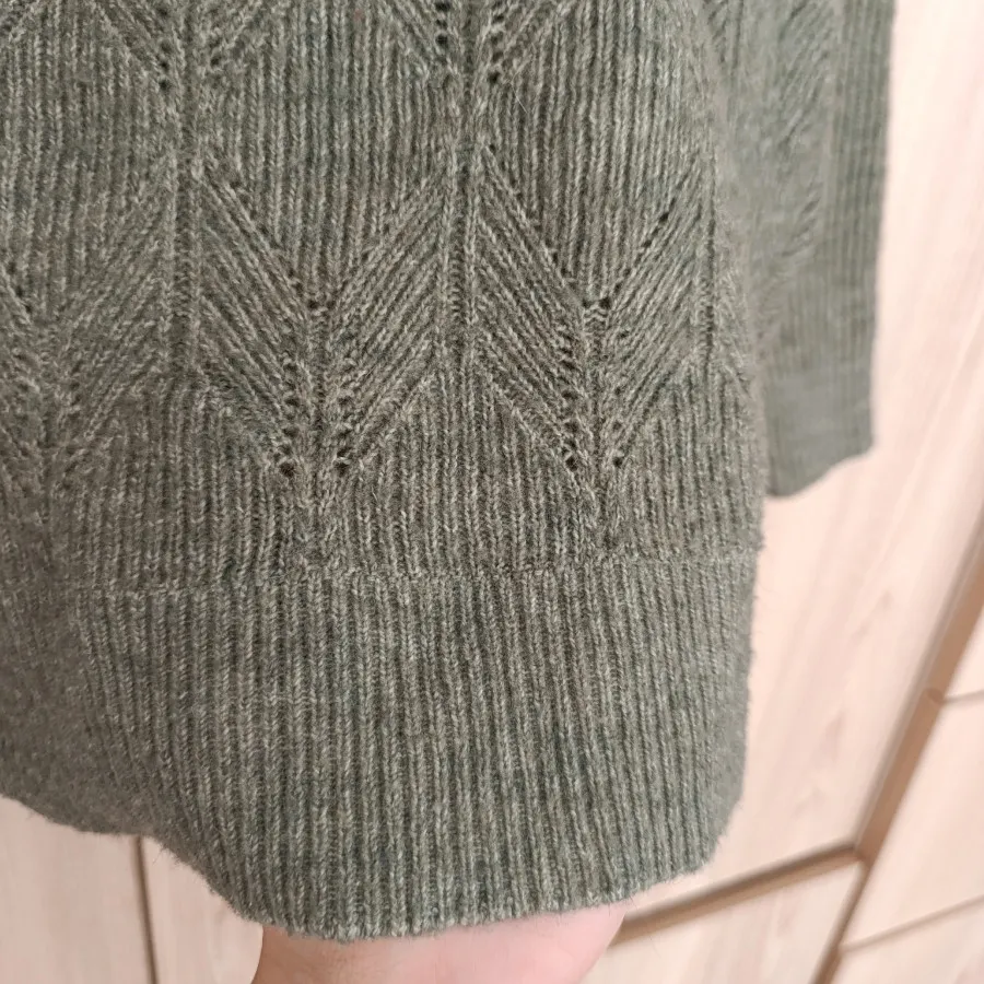 پلیور بافت سبز یشمی اروپا