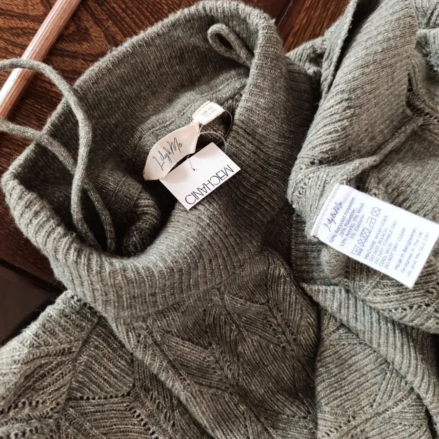 پلیور بافت سبز یشمی اروپا