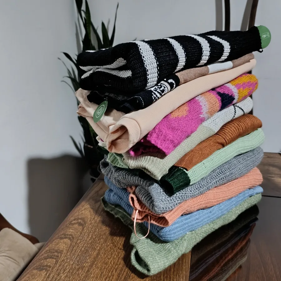 پلیور بافت برند اروپایی