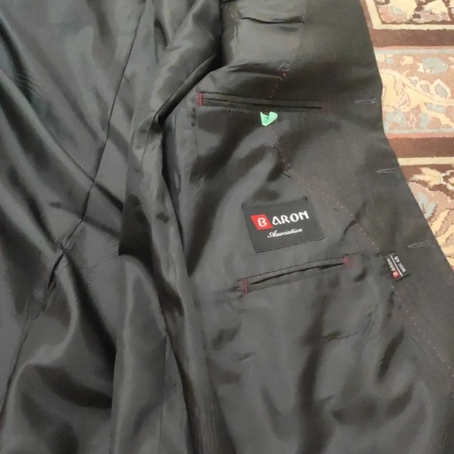 کت شلوار و جلیقه ذغالی