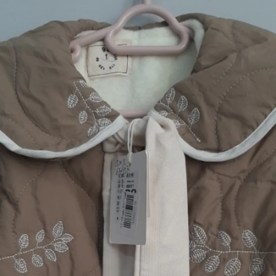 کاپشن بچگانه کرم قهوه ای