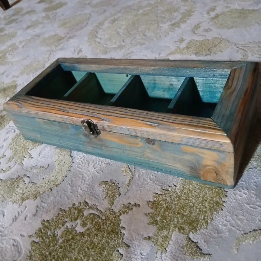 جعبه پذیرایی چوبی